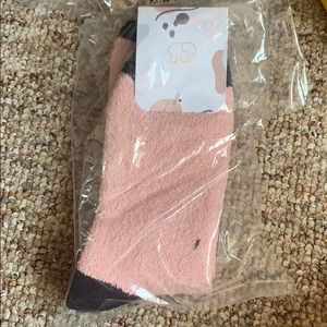 Ivory Ella fuzzy socks